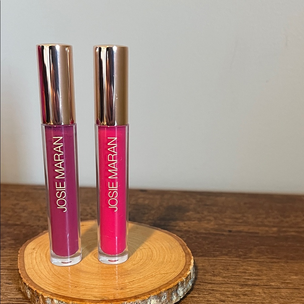 JOSIE MARAN Vibrant Lip Gloss Duo - Voluptuous and Playdate